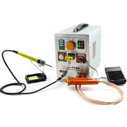 Апарат точкового зварювання акумулятора з мікропаяльником 230V