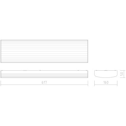 APLED - LED Люмінесцентний світильник EeL LED/18W/230V 4000K 2000 лм