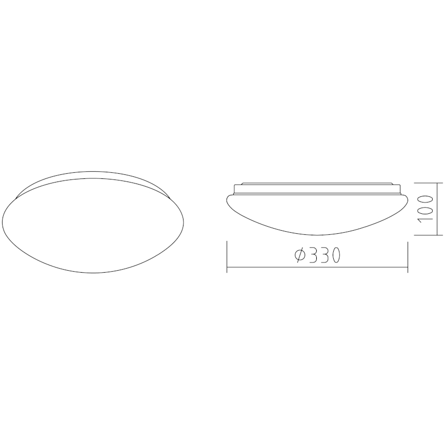 APLED - Стельовий LED світильник для ванної з датчиком LENS LED/16W/230V IP44 2700-6500K
