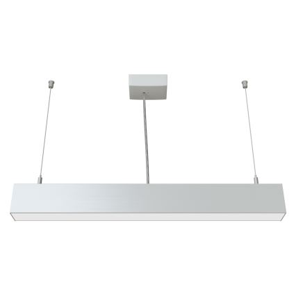 APLED - Підвісна LED люстра LOOK LED/23W/230V 4000K 60 см срібний