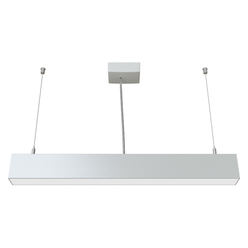 APLED - Підвісна LED люстра LOOK LED/23W/230V 4000K 60 см срібний