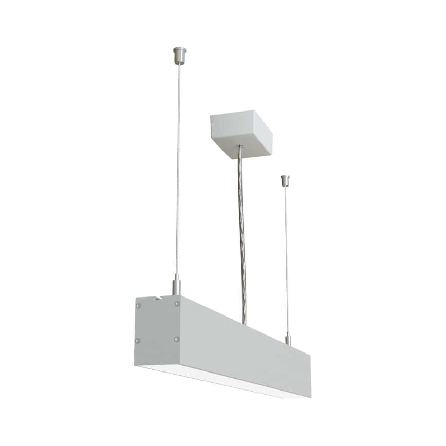 APLED - Підвісна LED люстра LOOK LED/23W/230V 4000K 60 см срібний