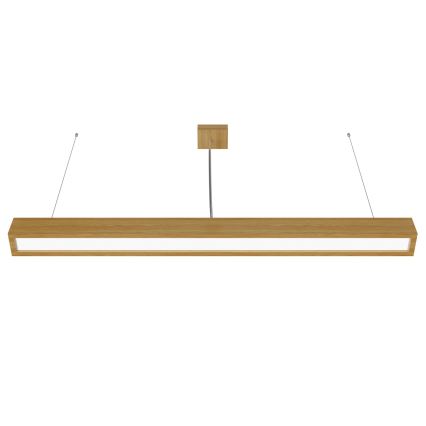 APLED - Підвісна LED люстра LOOK LED/36W/230V 4000K 120 см дуб
