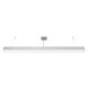 APLED - Підвісна LED люстра LOOK LED/46W/230V 4000K 120 см срібний