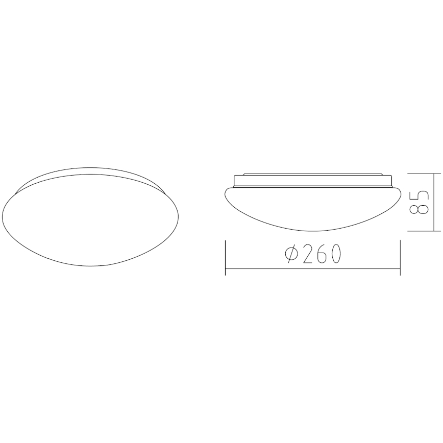 APLED - Стельовий LED світильник LENS P TRICOLOR LED/12W/230V IP41 2700 - 6500K 825 лм