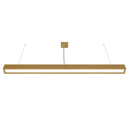 APLED - Светодиодная подвесная люстра LOOK LED/48W/230V 4000K 150 см дуб