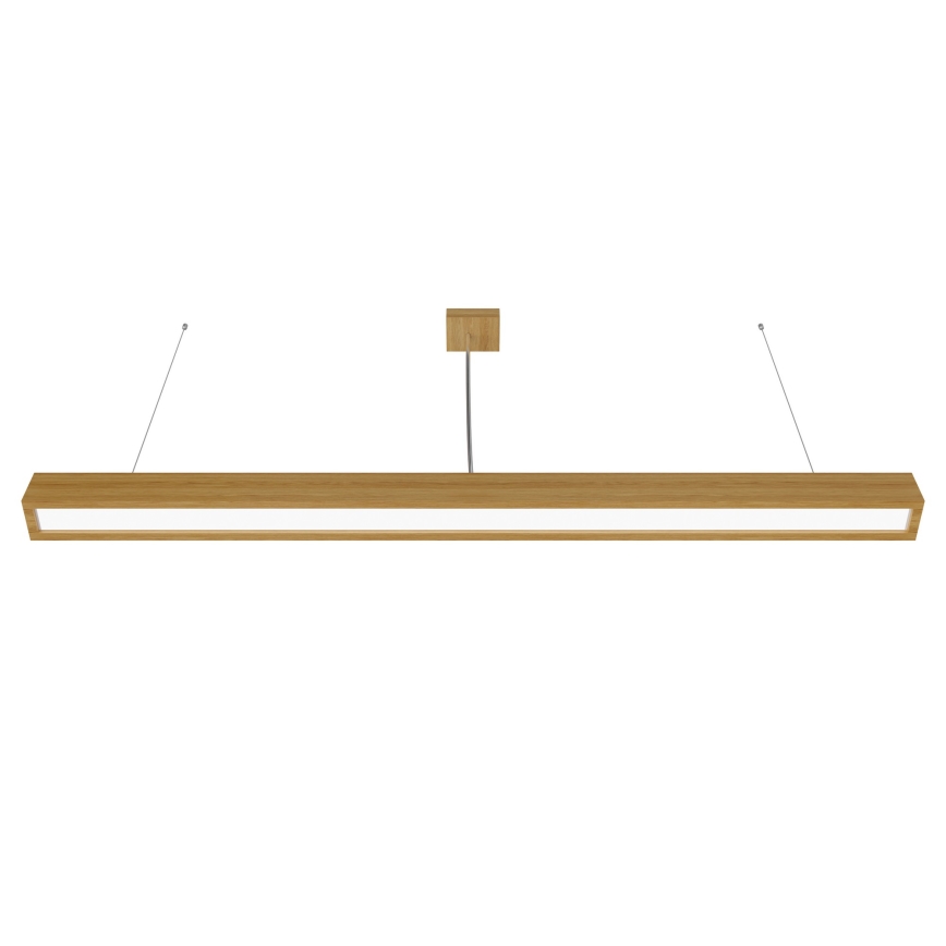APLED - Светодиодная подвесная люстра LOOK LED/48W/230V 4000K 150 см дуб