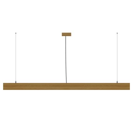 APLED - Светодиодная подвесная люстра LOOK LED/48W/230V 4000K 150 см дуб