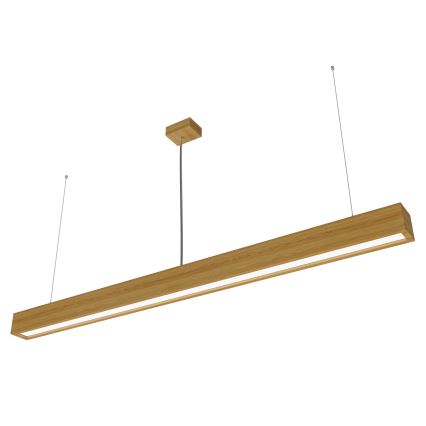 APLED - Светодиодная подвесная люстра LOOK LED/48W/230V 4000K 150 см дуб