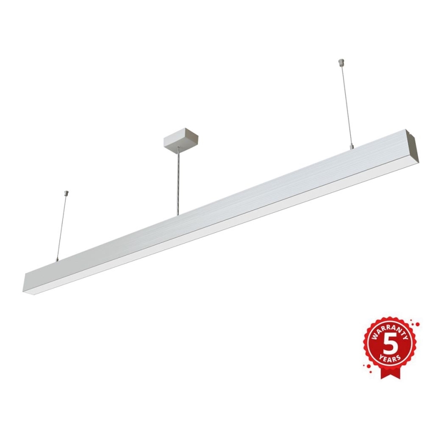 APLED - Светодиодная подвесная люстра LOOK LED/58W/230V 4000K 150 см серебряная