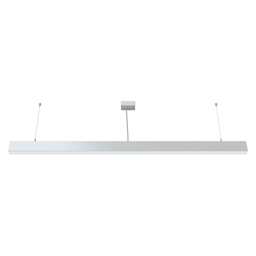APLED - Светодиодная подвесная люстра LOOK LED/58W/230V 4000K 150 см серебряная