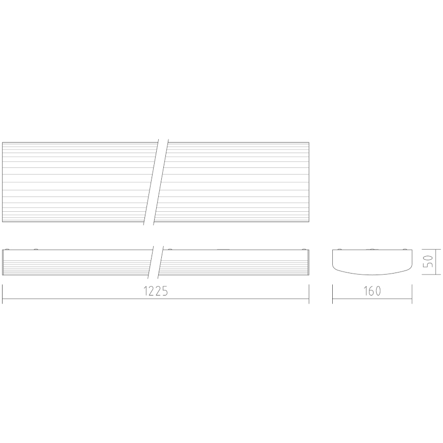 APLED - Светодиодный люминесцентный светильник EeL LED/31W/230V 4112lm