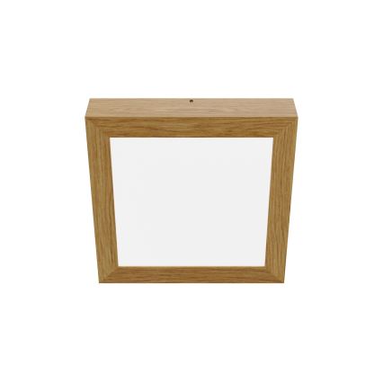 APLED - Светодиодный потолочный светильник QUADRA LED/24W/230V дуб