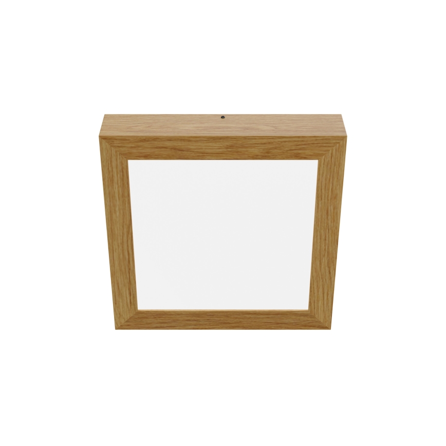 APLED - Светодиодный потолочный светильник QUADRA LED/24W/230V дуб