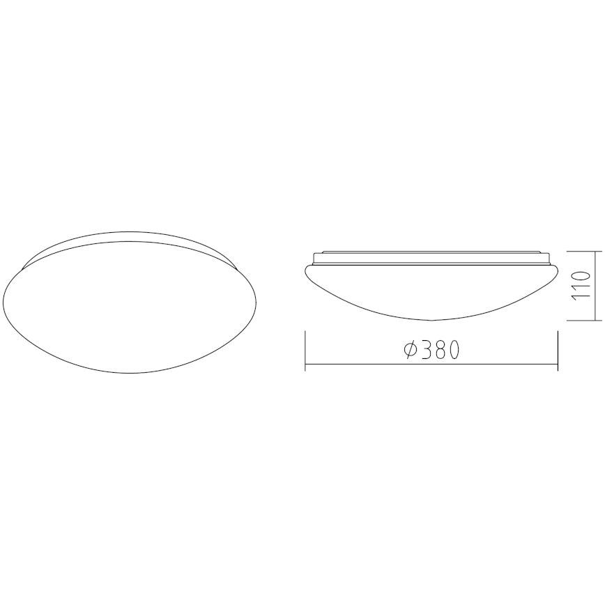 APLED - Светодиодный потолочный светильник LENS P TRICOLOR LED/24W/230V IP41 2700 - 6500K 1680 лм