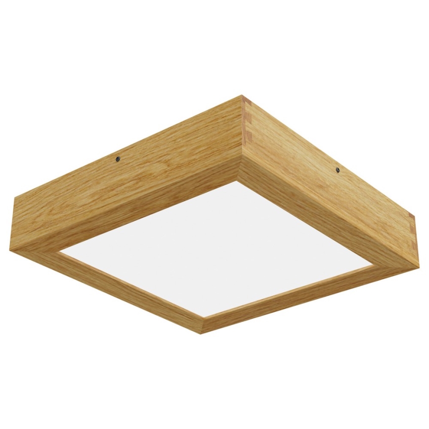 APLED - Светодиодный потолочный светильник QUADRA LED/24W/230V дуб