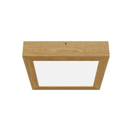 APLED - Светодиодный потолочный светильник QUADRA LED/24W/230V дуб