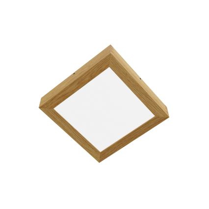 APLED - Светодиодный потолочный светильник QUADRA LED/24W/230V дуб