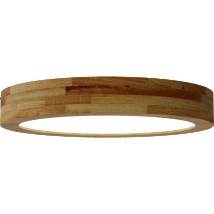 APLED - Светодиодный потолочный светильник RONDO LED/36W/230V диаметр 40 см дуб
