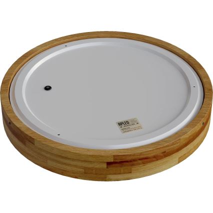 APLED - Светодиодный потолочный светильник RONDO LED/36W/230V диаметр 40 см дуб
