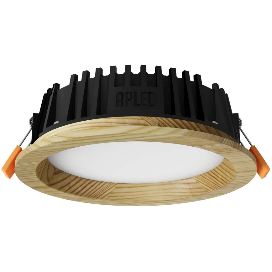 APLED - Светодиодный встроенный светильник RONDO WOODLINE LED/6W/230V 3000K диаметр 15 см сосна твердая древесина