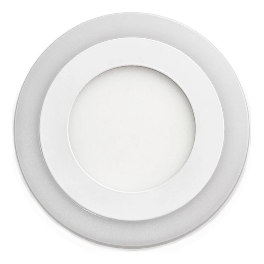 APLED - Светодиодный встроенный светильник для ванной комнаты RONDO DUO LED/4W + LED/12W/230V IP41 3000/4000K диаметр 19,5 см белый