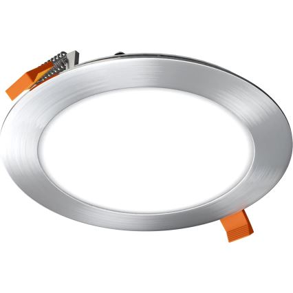 APLED - Светодиодный встроенный светильник для ванной комнаты RONDO LED/12W/230V IP40 диаметр 17 см матовый хром