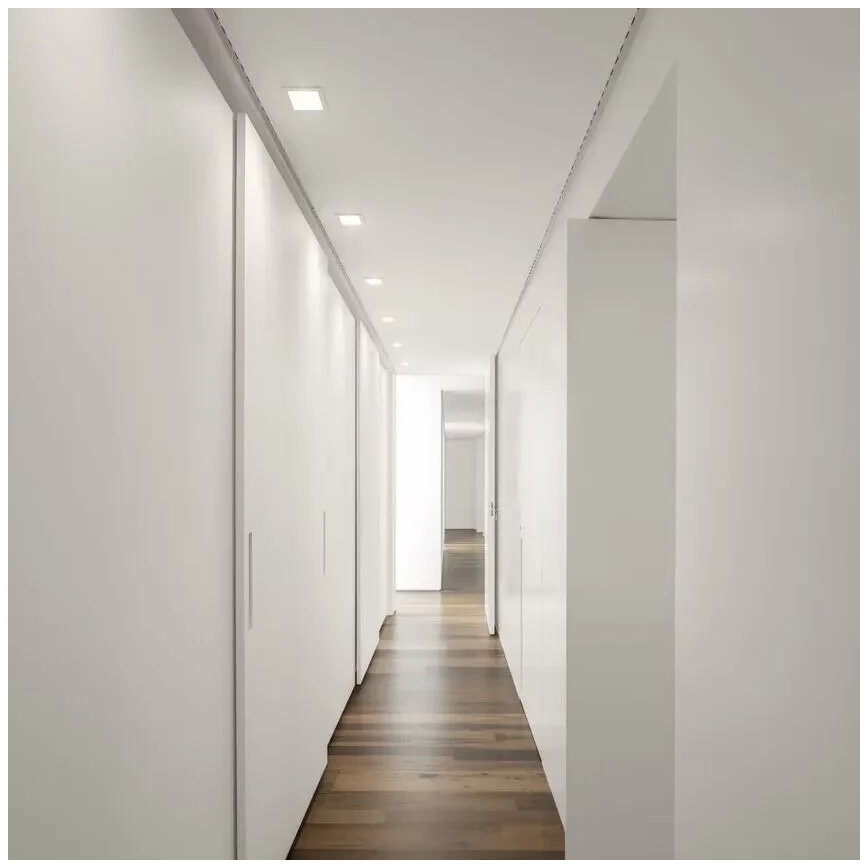 APLED - Светодиодный встроенный светильник SQUARE SLIM LED/8W/230V 9x9 см белый