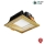APLED - Светодиодный встроенный светильник SQUARE WOODLINE LED/3W/230V 3000K 9x9 см пепел твердая древесина