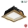APLED - Светодиодный встроенный светильник SQUARE WOODLINE LED/6W/230V 3000K 12x12 см пепел твердая древесина