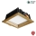 APLED - Светодиодный встроенный светильник SQUARE WOODLINE LED/6W/230V 4000K 12x12 см дуб твердая древесина
