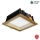 APLED - Светодиодный встроенный светильник SQUARE WOODLINE LED/6W/230V 4000K 12x12 см пепел твердая древесина