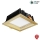 APLED - Светодиодный встроенный светильник SQUARE WOODLINE LED/6W/230V 4000K 12x12 см сосна твердая древесина