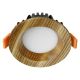 APLED - Светодиодный встроенный светильник RONDO WOODLINE LED/3W/230V 3000K диаметр 9 см пепел твердая древесина