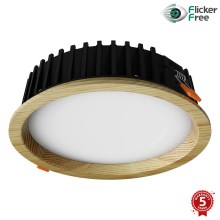 APLED - Светодиодный встроенный светильник RONDO WOODLINE LED/12W/230V 4000K диаметр 20 см сосна твердая древесина