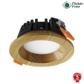 APLED - Светодиодный встроенный светильник RONDO WOODLINE LED/3W/230V 3000K диаметр 9 см сосна твердая древесина