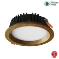 APLED - Светодиодный встроенный светильник RONDO WOODLINE LED/6W/230V 4000K диаметр 15 см дуб твердая древесина