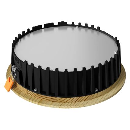 APLED - Світлодіодний вбудований світильник RONDO WOODLINE LED/12W/230V 4000K діаметр 20 см сосна масив