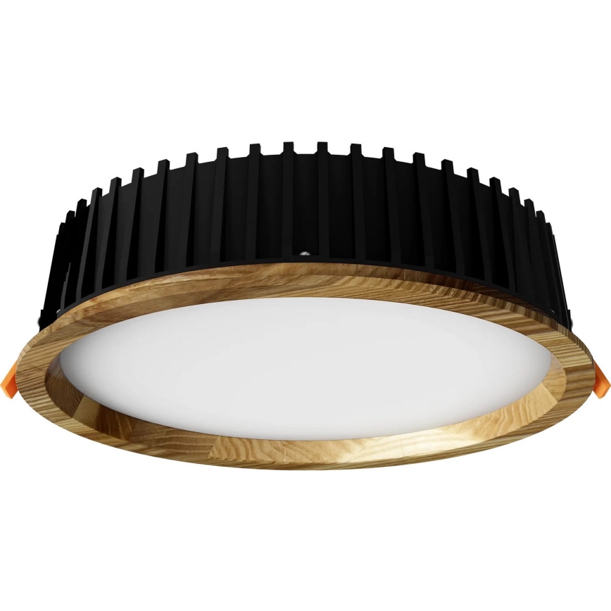 APLED - Світлодіодний вбудований світильник RONDO WOODLINE LED/18W/230V 3000K діаметр 26 см ясеневий масив