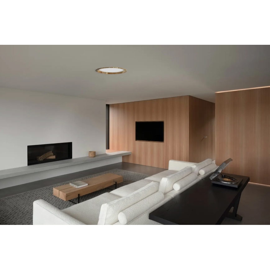 APLED - Світлодіодний вбудований світильник RONDO WOODLINE LED/18W/230V 4000K діаметр 26 см ясеневий масив