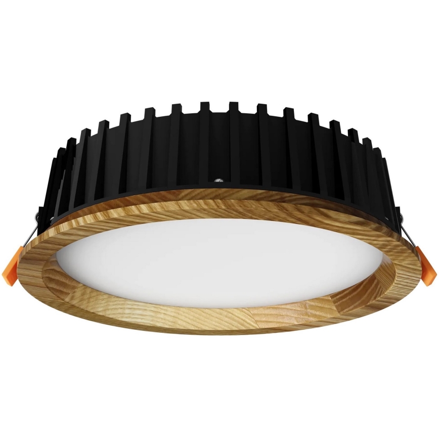 APLED - Світлодіодний вбудований світильник RONDO WOODLINE LED/6W/230V 3000K діаметр 15 см ясеневий масив