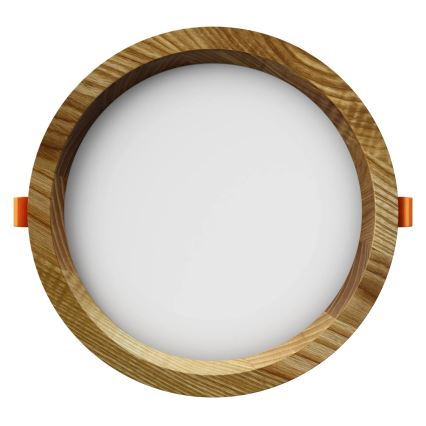 APLED - Світлодіодний вбудований світильник RONDO WOODLINE LED/6W/230V 3000K діаметр 15 см ясеневий масив