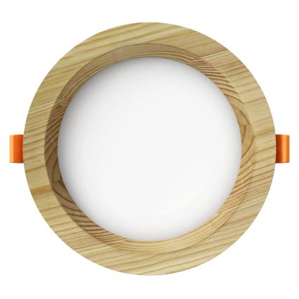 APLED - Світлодіодний вбудований світильник RONDO WOODLINE LED/6W/230V 4000K діаметр 15 см сосна масив