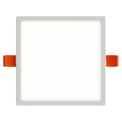 APLED - Світлодіодний вбудований світильник SQUARE SLIM LED/16W/230V 14,5x14,5 см білий