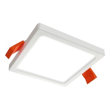 APLED - Світлодіодний вбудований світильник SQUARE SLIM LED/8W/230V 9x9 см білий