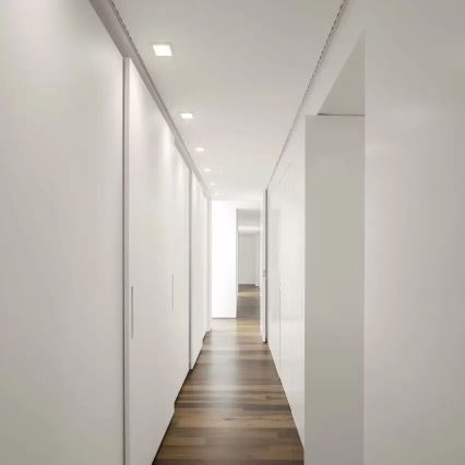 APLED - Світлодіодний вбудований світильник SQUARE SLIM LED/8W/230V 9x9 см білий