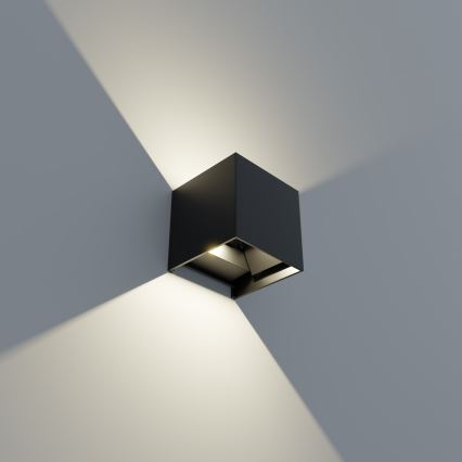 APLED - Уличный светодиодный настенный светильник CUBE 2xLED/3W/230V IP65