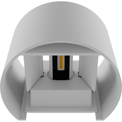 APLED - Уличный светодиодный настенный светильник OVAL 2xLED/3W/230V IP65