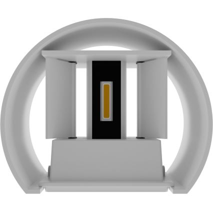 APLED - Уличный светодиодный настенный светильник OVAL 2xLED/3W/230V IP65