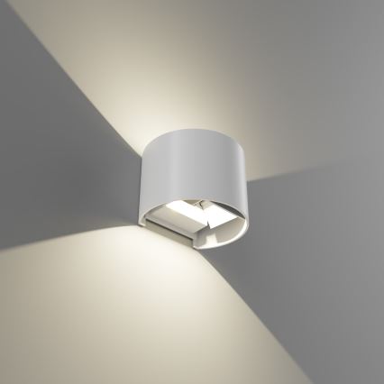 APLED - Уличный светодиодный настенный светильник OVAL 2xLED/3W/230V IP65